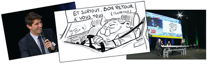 Bandeau de la partie : Animations - Dessin d'humour